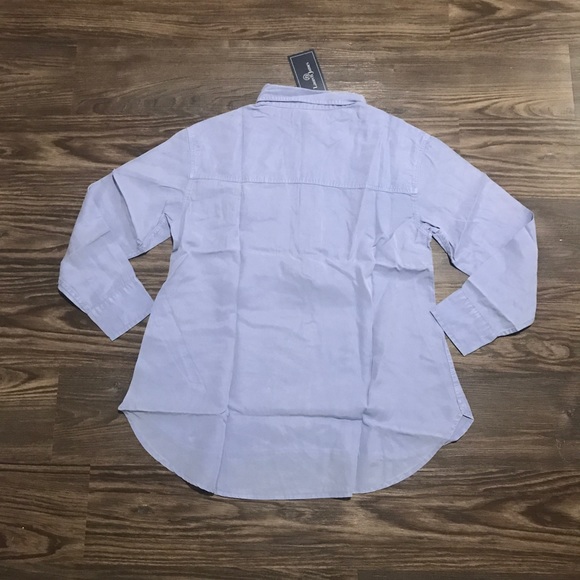 💥NWT Lauren James Rolled Sleeve Button Up - Picture 4 of 5